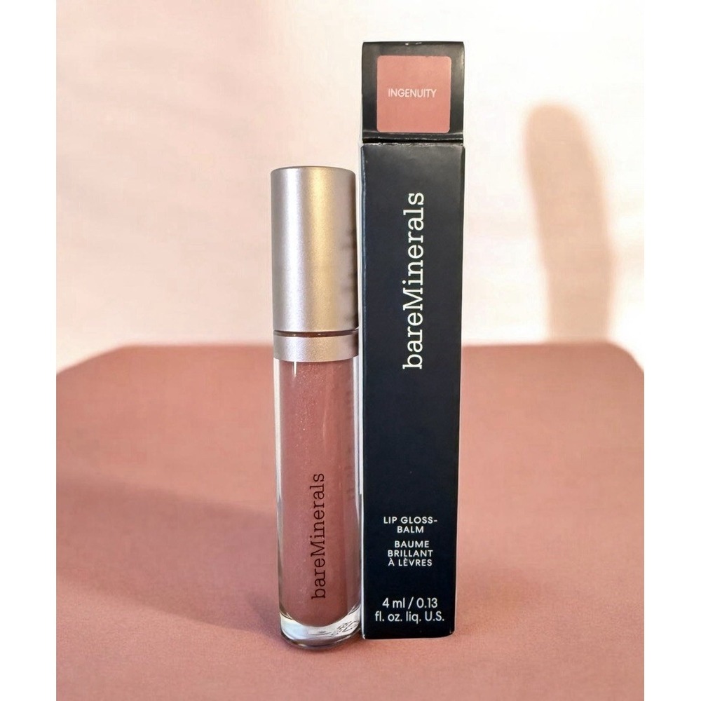 bareMinerals Mineralist Nourishing Lip Gloss-Balm - Ingenuity 0.13 oz. NIB
